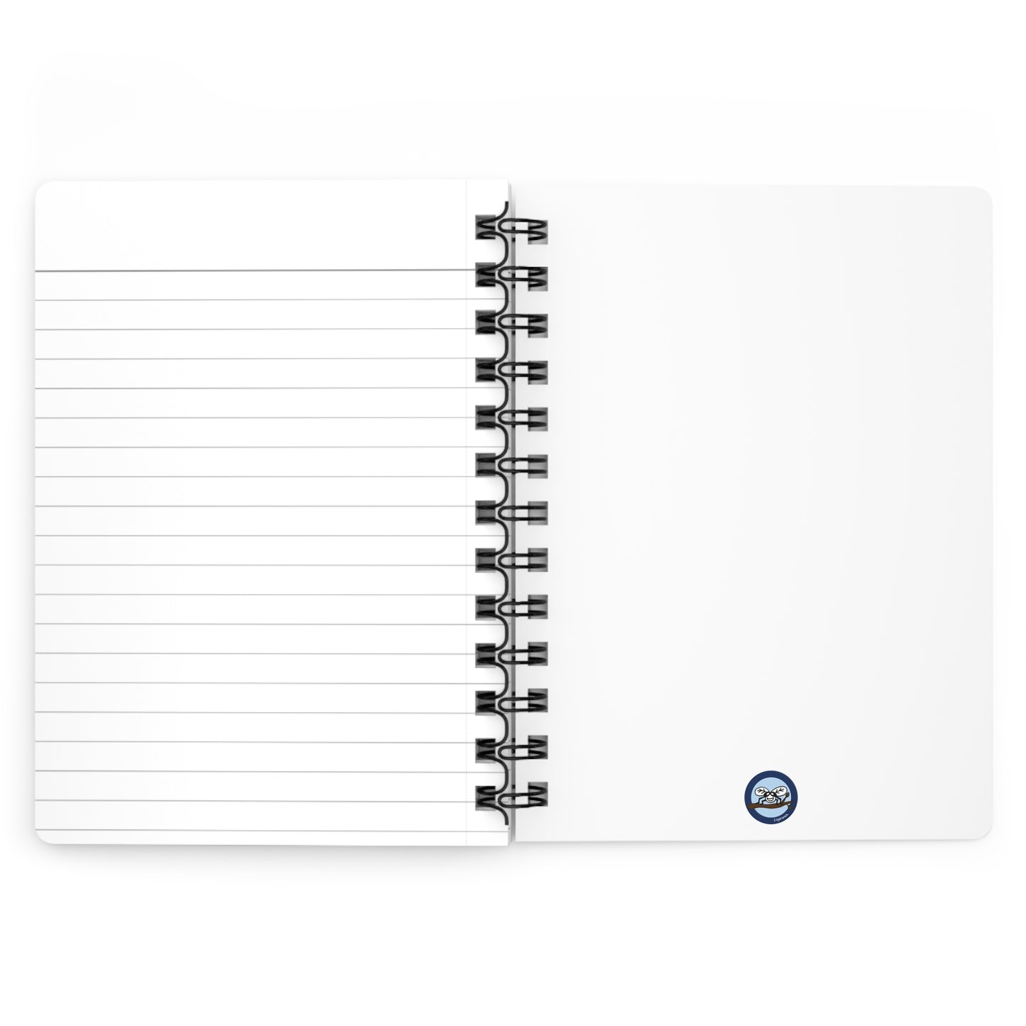 Floral Butterfly Spiral Notebook