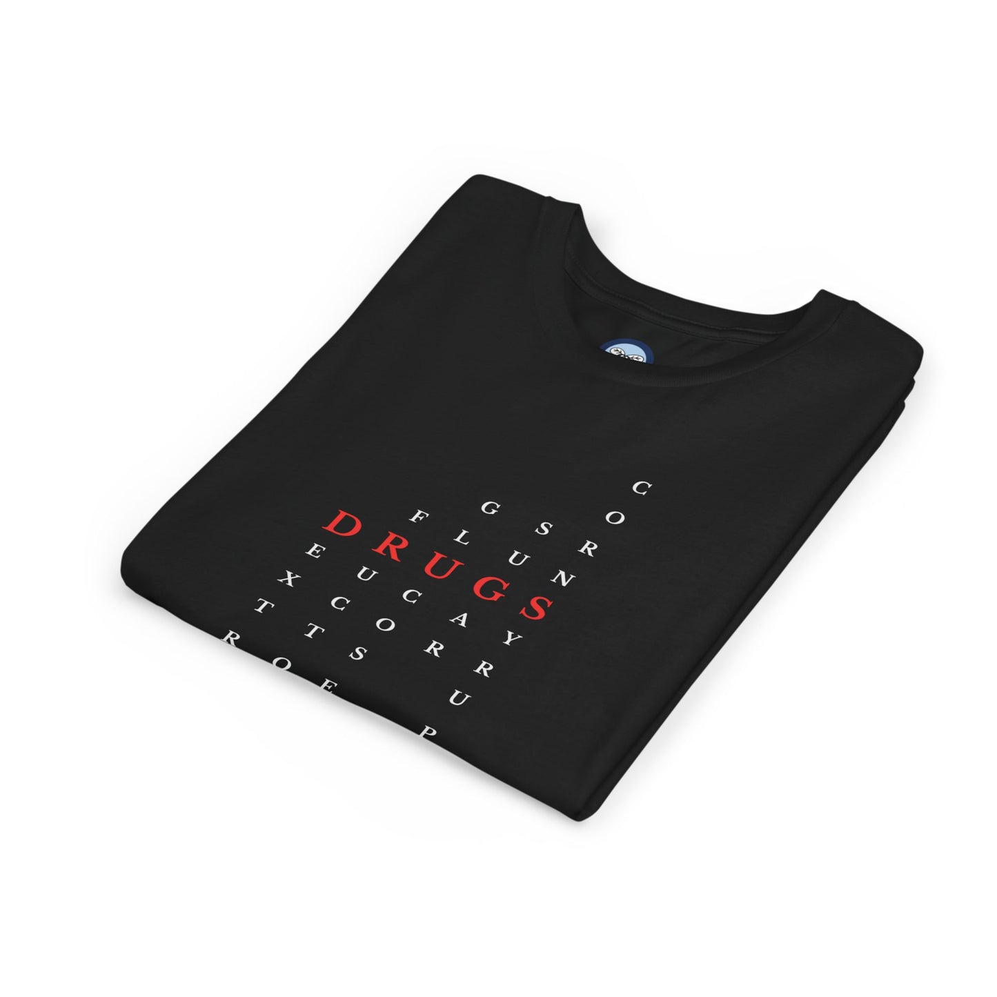 Youth DRUGS (Sugar) Acronym Short Sleeve T-shirt