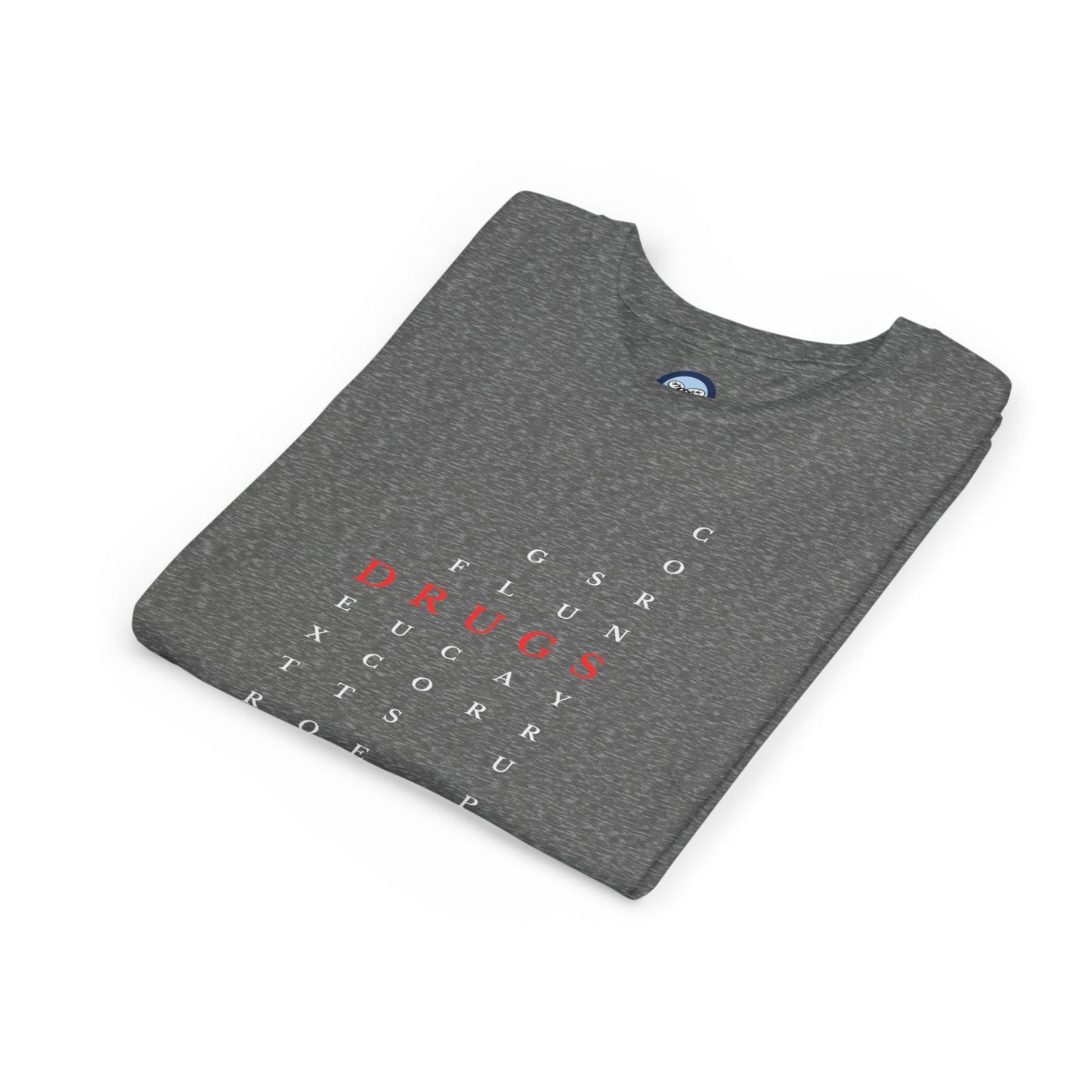 Youth DRUGS (Sugar) Acronym Short Sleeve T-shirt