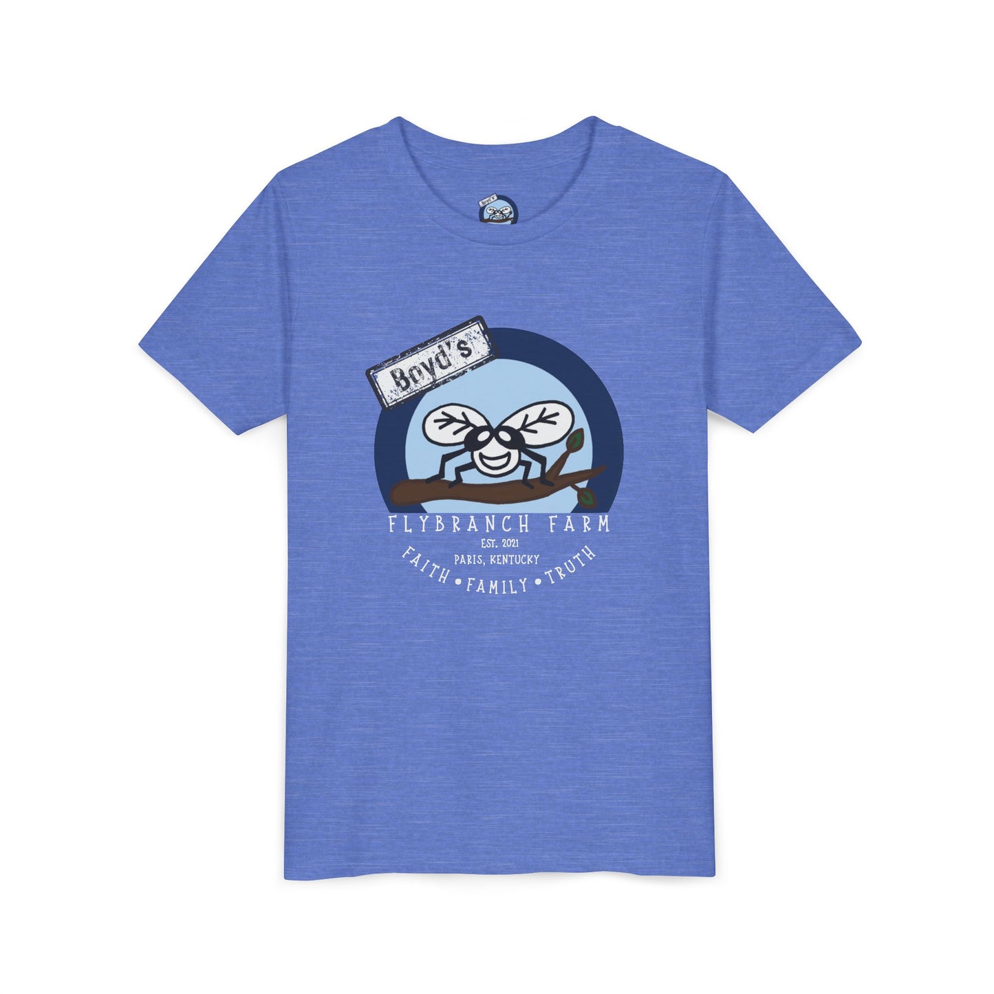 Youth Flybranch Farm Logo T-shirt