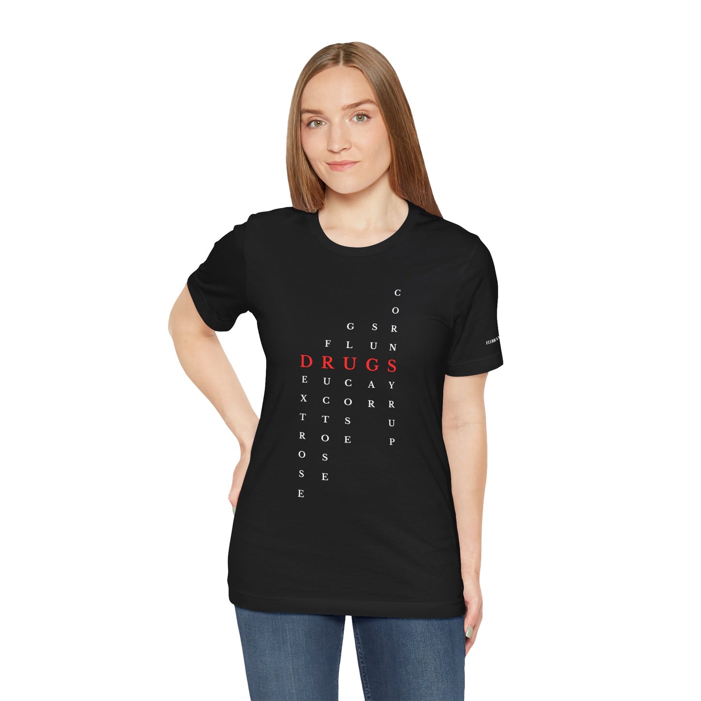 DRUGS (Sugar) Acronym Short Sleeve T-shirt