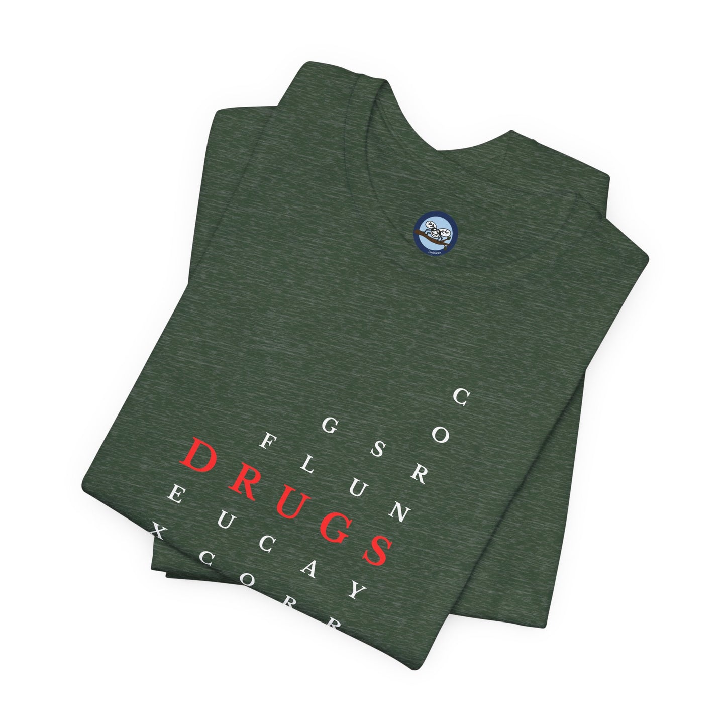 DRUGS (Sugar) Acronym Short Sleeve T-shirt
