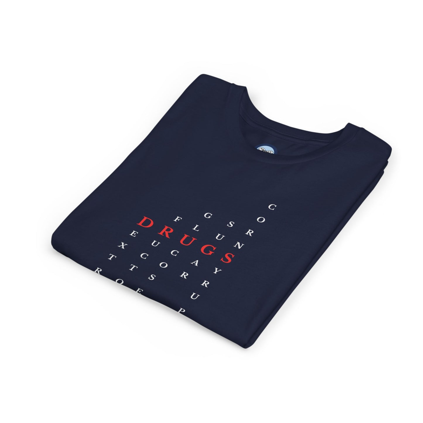 Youth DRUGS (Sugar) Acronym Short Sleeve T-shirt