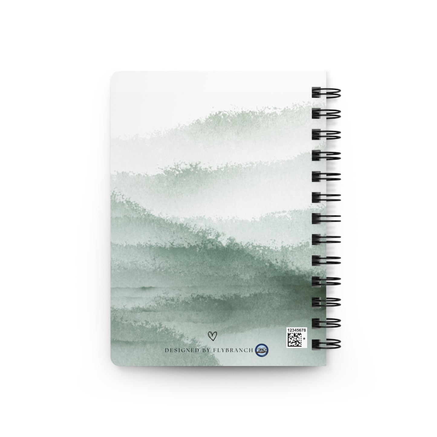 Botanical Watercolor Spiral Notebook