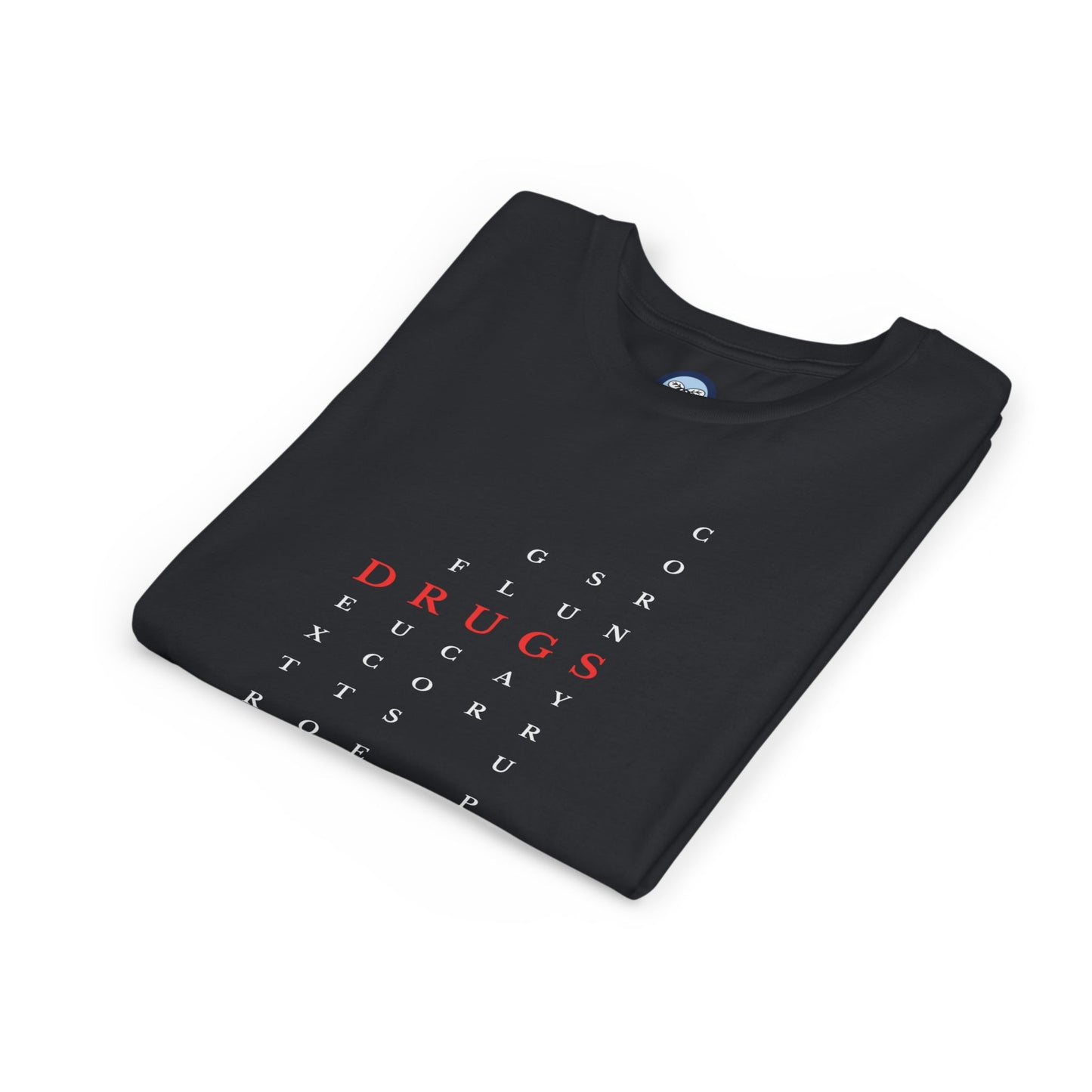 Youth DRUGS (Sugar) Acronym Short Sleeve T-shirt