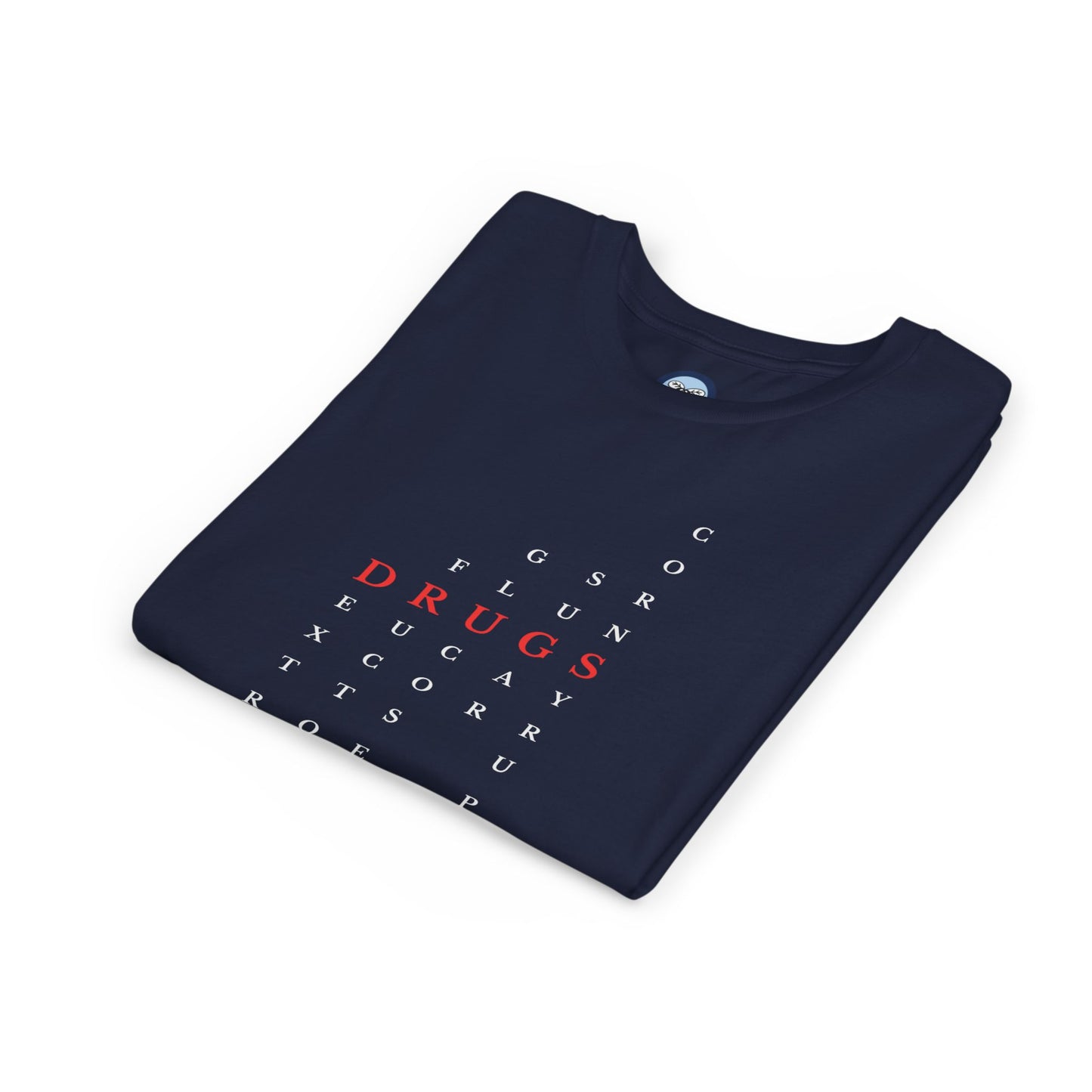 Youth DRUGS (Sugar) Acronym Short Sleeve T-shirt