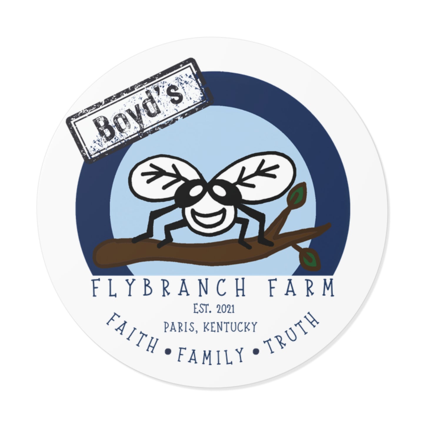 Flybranch Farm Sticker