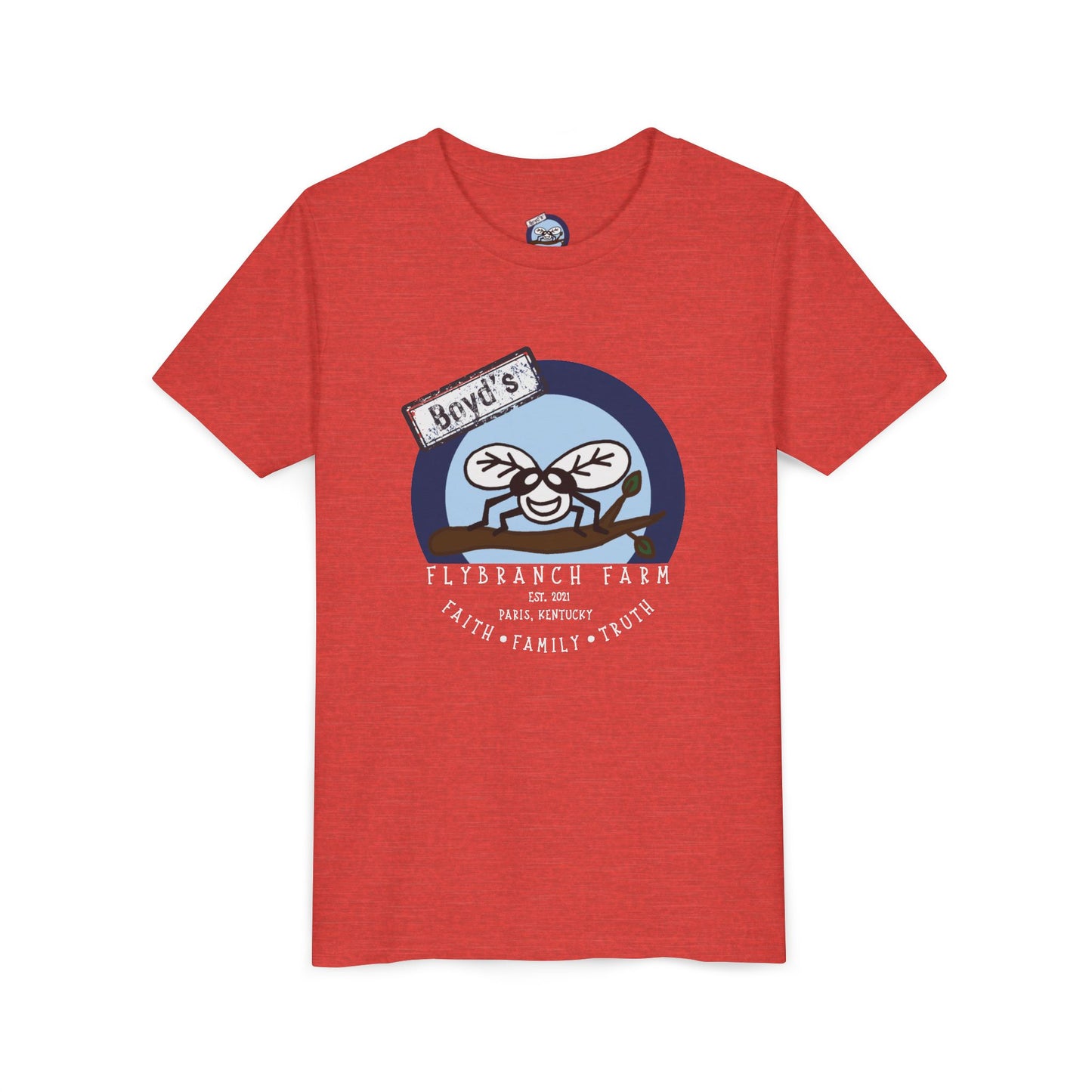 Youth Flybranch Farm Logo T-shirt