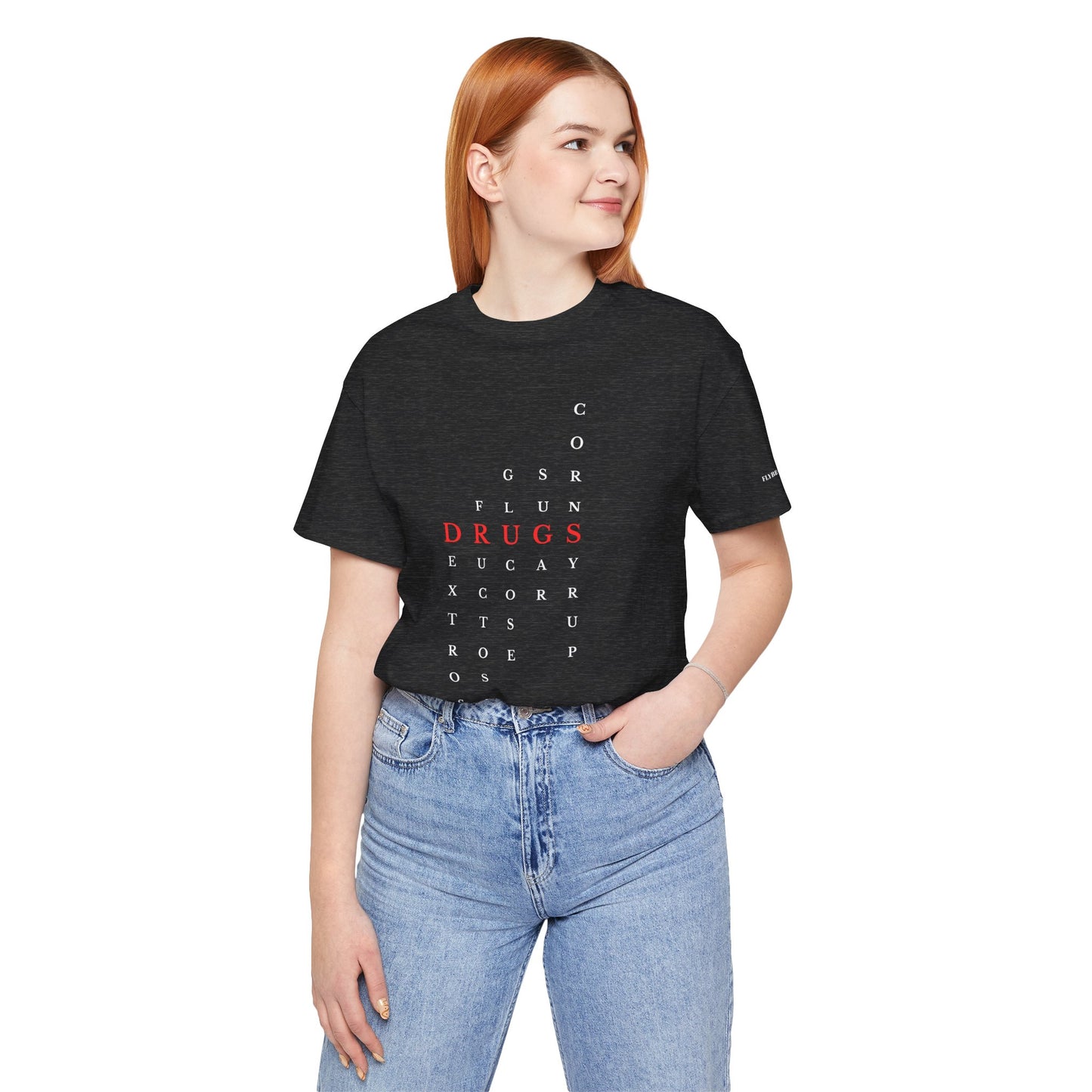 DRUGS (Sugar) Acronym Short Sleeve T-shirt