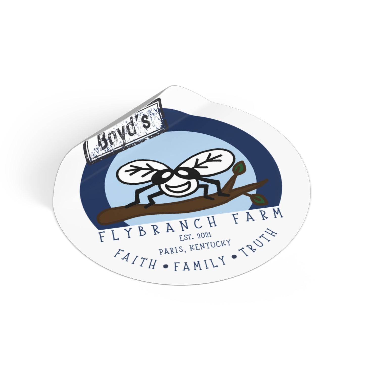 Flybranch Farm Sticker
