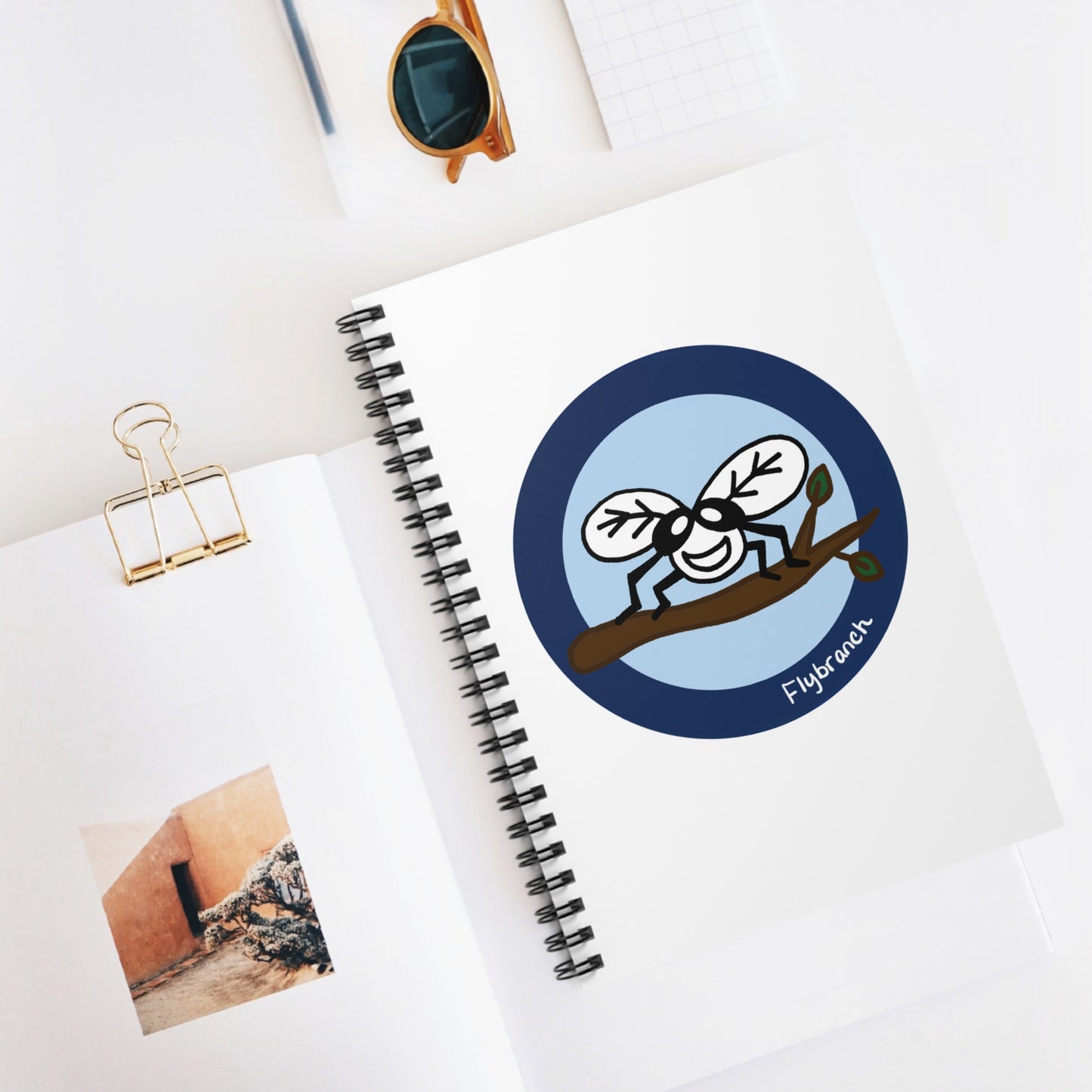 Flybranch Spiral Notebook
