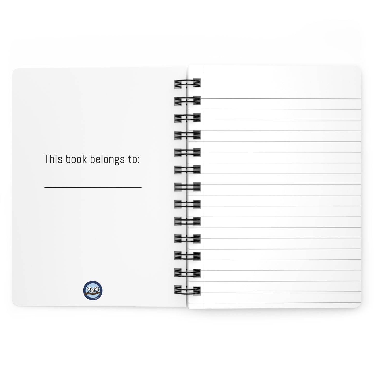 Floral Butterfly Spiral Notebook